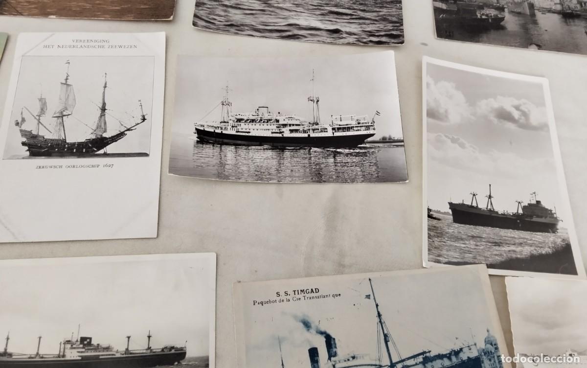 Postales: 35 POSTALES ANTIGUAS TEMA BARCOS - Foto 15