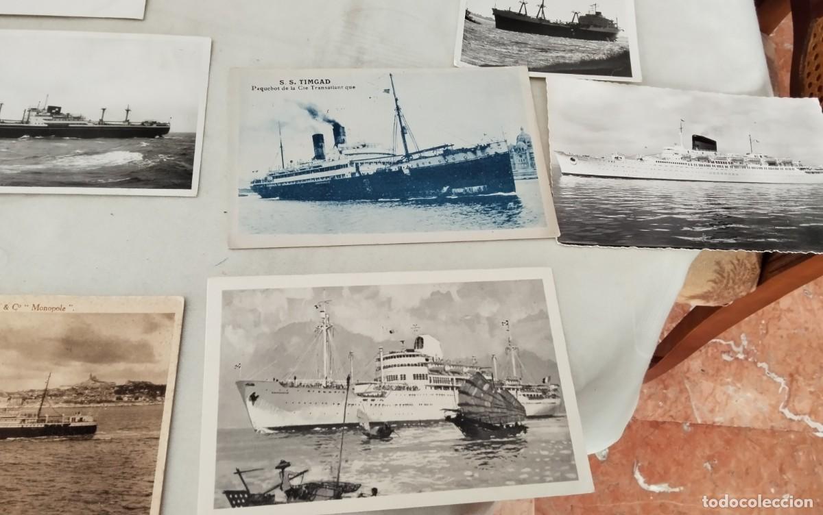 Postales: 35 POSTALES ANTIGUAS TEMA BARCOS - Foto 17