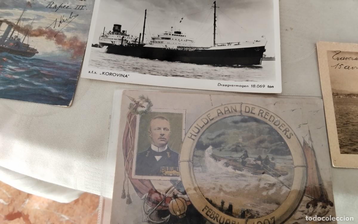 Postales: 35 POSTALES ANTIGUAS TEMA BARCOS - Foto 19