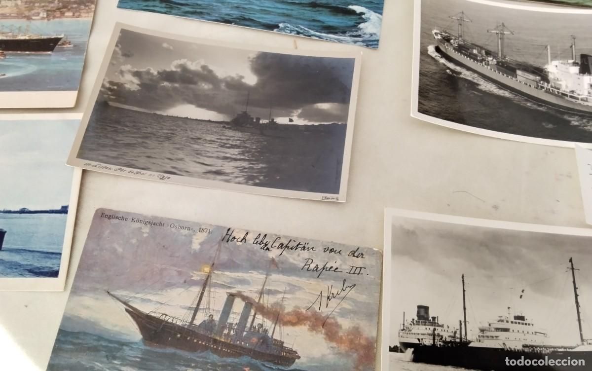 Postales: 35 POSTALES ANTIGUAS TEMA BARCOS - Foto 20