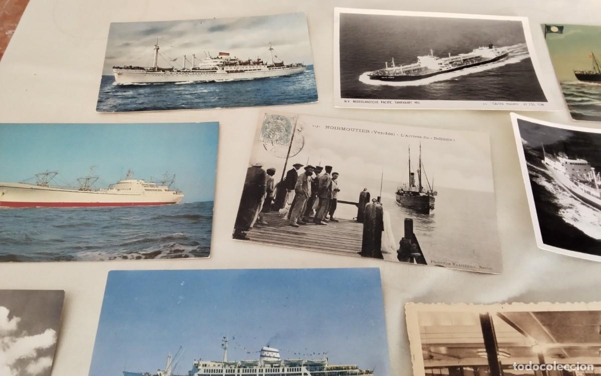 Postales: 37 POSTALES DEL TEMA BARCOS , DIFERENTES - Foto 3