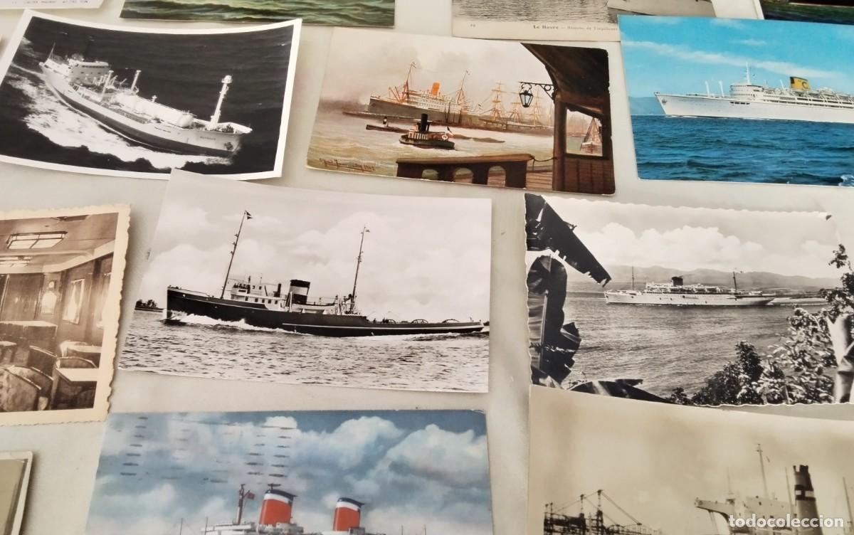 Postales: 37 POSTALES DEL TEMA BARCOS , DIFERENTES - Foto 9