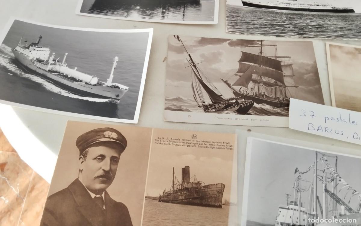 Postales: 37 POSTALES DEL TEMA BARCOS , DIFERENTES - Foto 13