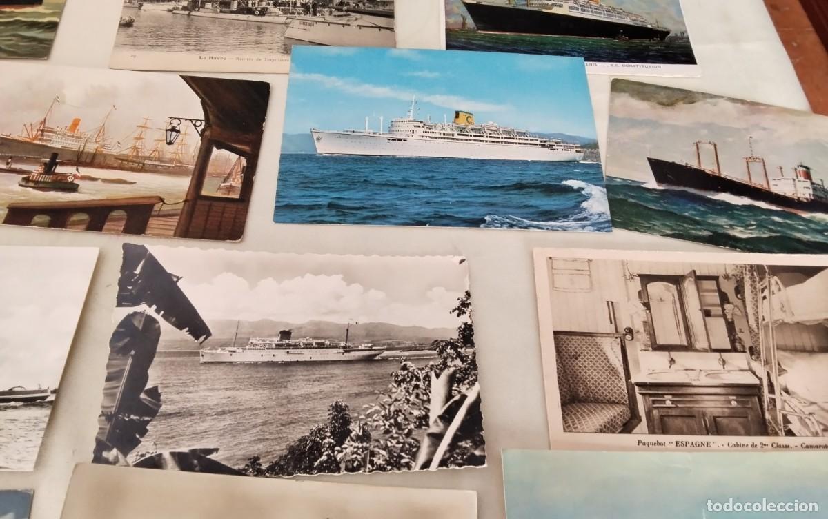 Postales: 37 POSTALES DEL TEMA BARCOS , DIFERENTES - Foto 19