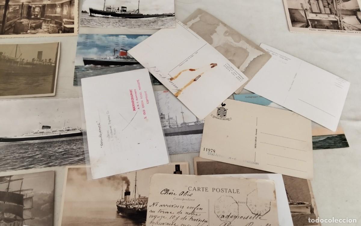 Postales: 37 POSTALES DEL TEMA BARCOS , DIFERENTES - Foto 22