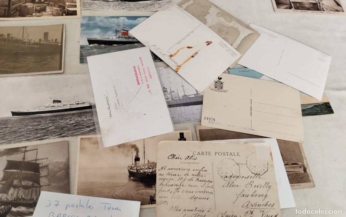 Postales: 37 POSTALES DEL TEMA BARCOS , DIFERENTES - Foto 23