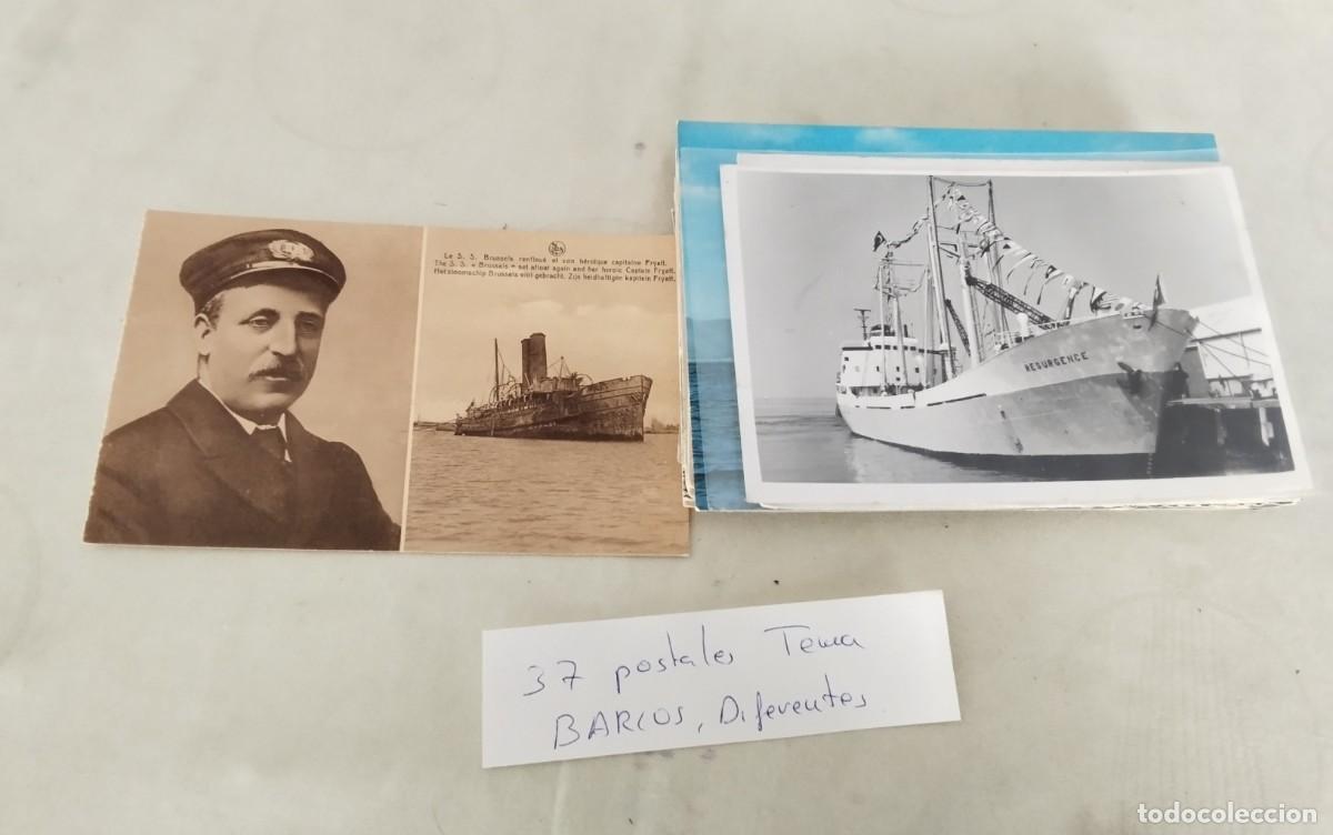 Postales: 37 POSTALES DEL TEMA BARCOS , DIFERENTES - Foto 24