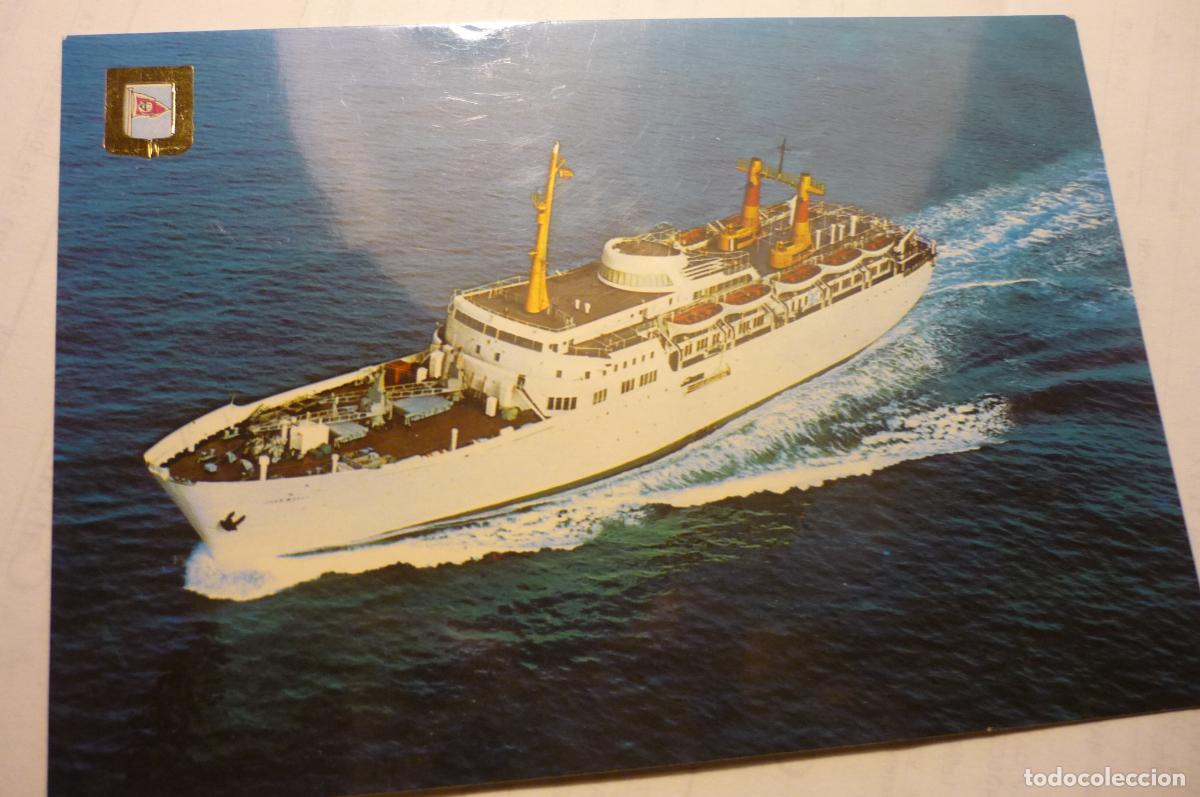 Postales: barco cia, transmediterranea,.las palmas - Foto 1