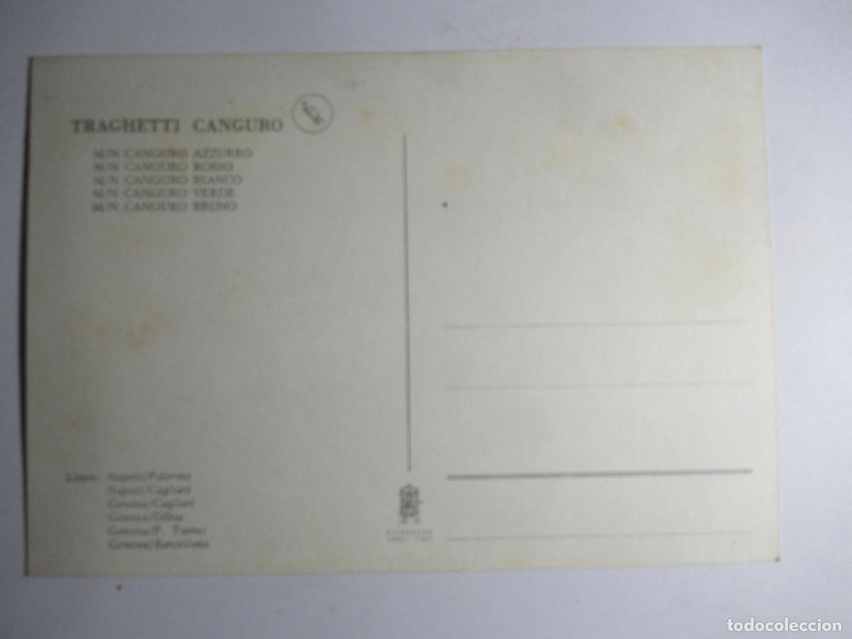 Postales: Traghetti Canguro - Linee Napoli - Palermo - Foto 2