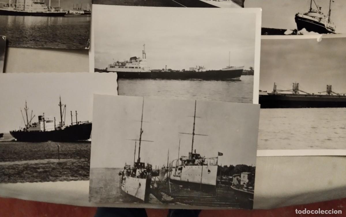 Postales: 48 POSTALES ANTIGUAS DIFERENTES TEMA BARCOS - Foto 8