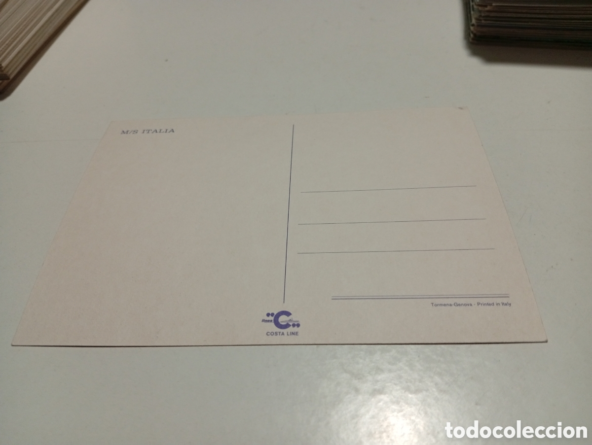 Postales: Postal BARCO M/S Italia - Foto 2