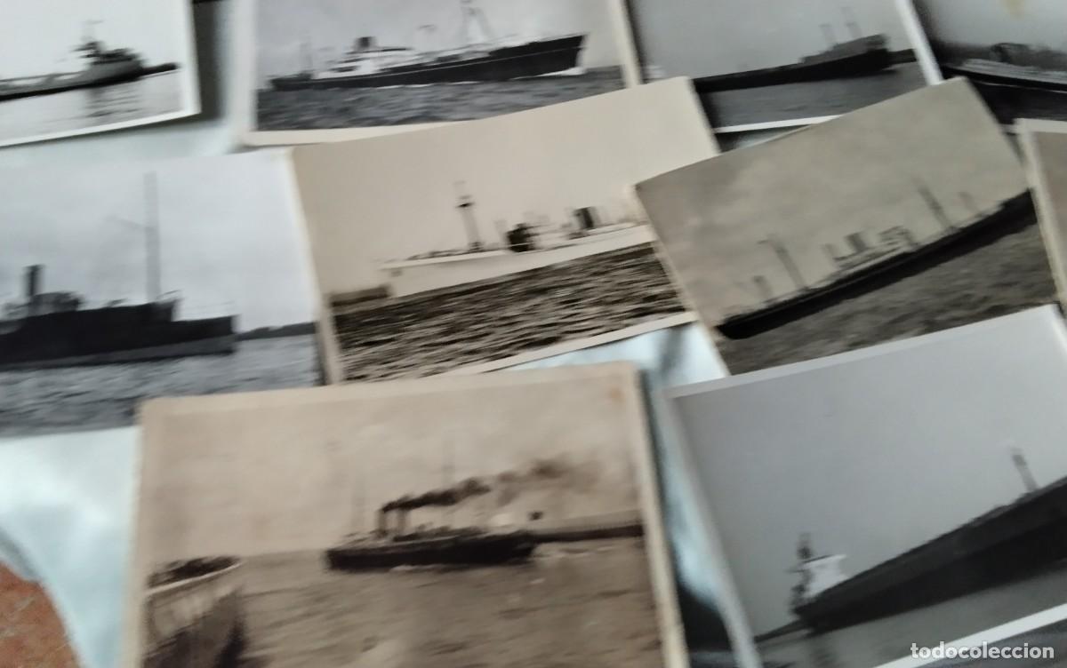 Postales: 45 POSTALES ANTIGUAS TEMA BARCOS BLANCO Y NEGRO - Foto 14