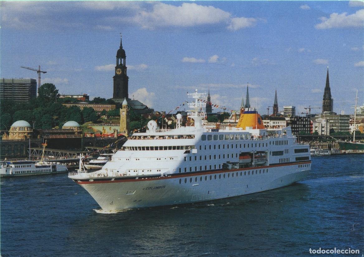 Postales: MS Columbus, 13950 BRZ. Sin circular. - Foto 1