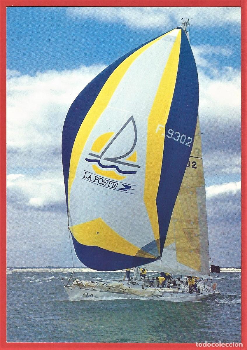 Postales: Velero &rdquo; La Poste &rdquo; en la &rdquo; Carrera alrededor del mundo &rdquo; - Foto 1