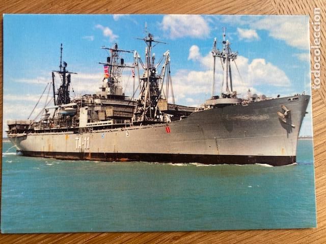 Postales: Armada Espa&ntilde;ola. Transporte de ataque Aragon. Sin circular - Foto 1