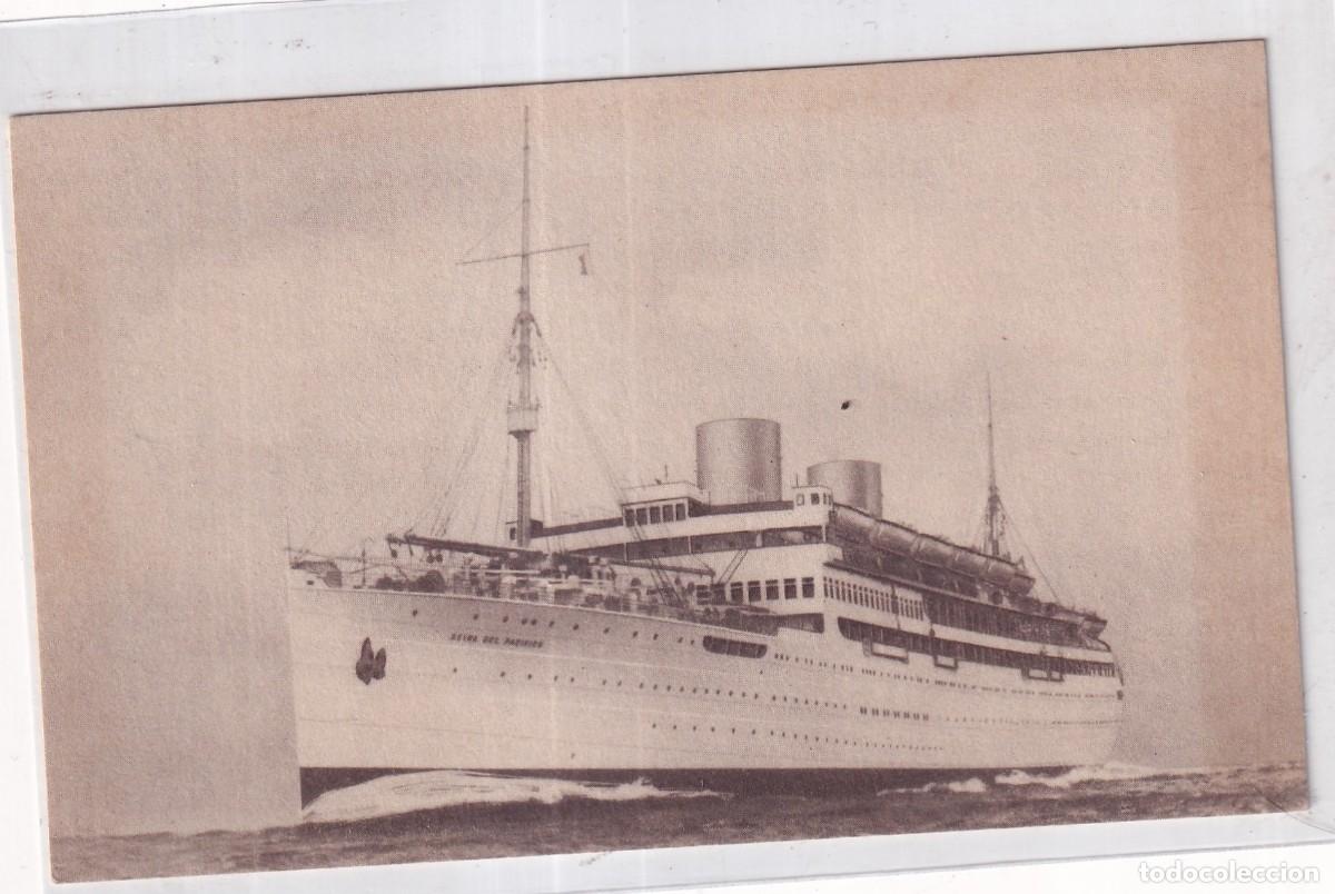 Postales: Pacific line. Reina del pac&iacute;fico. Sin circular, - Foto 1