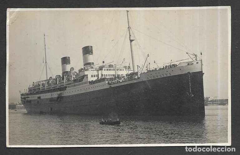Postales: Postal. Post Card Carta Postale. Buque: Augustus 1928 - Foto 1
