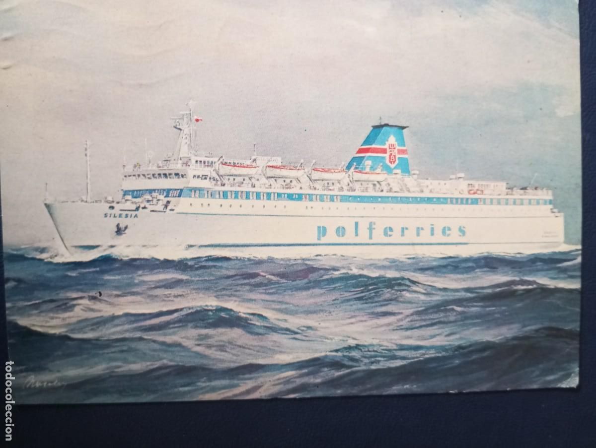 Postales: POSTAL POLACA, 1986, BARCO KOLBERG, CIRCULADA - Foto 1