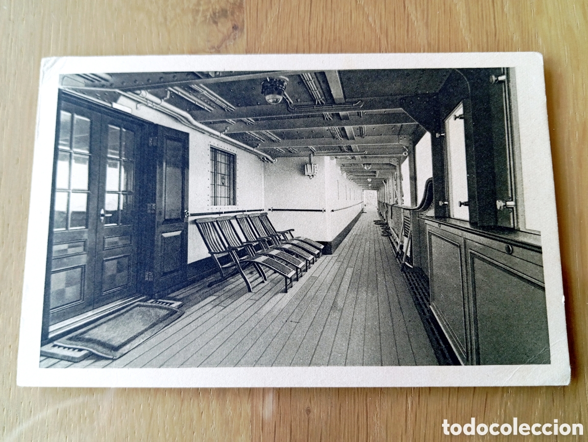 Postales: POSTAL COMPA&Ntilde;IA TRASMEDITERR&Aacute;NEA CIUDAD DE SEVILLA CUBIERTA DE PASEO IMPORTANTE VER DORSO