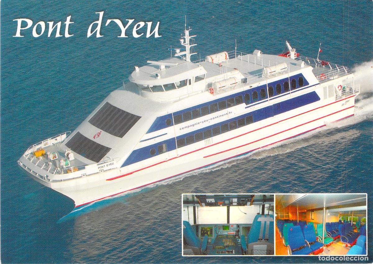 Postales: Postal Catamar&aacute;n Pont d'Yeu Compagnie Yeu Continent Francia