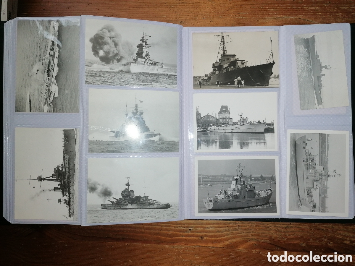 Postales: Gran lote de antiguas tarjetas postales de barcos - Foto 24