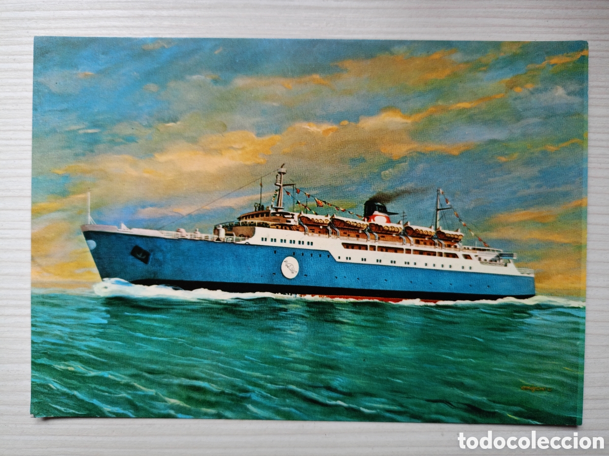 Postales: BARCO CANGURO AZURRO POSTAL