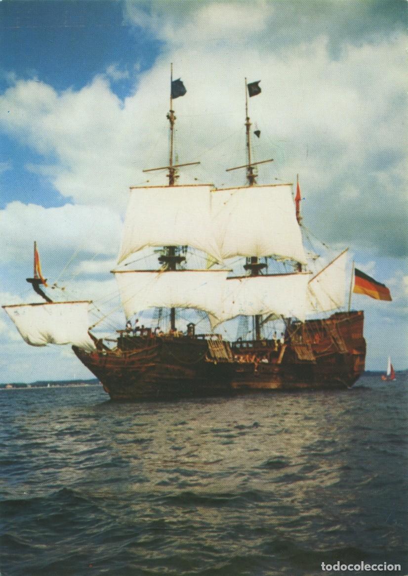 Postales: Galeone Everi. Historischer Rahsegler, Typ Galeone 1680. Sin circular