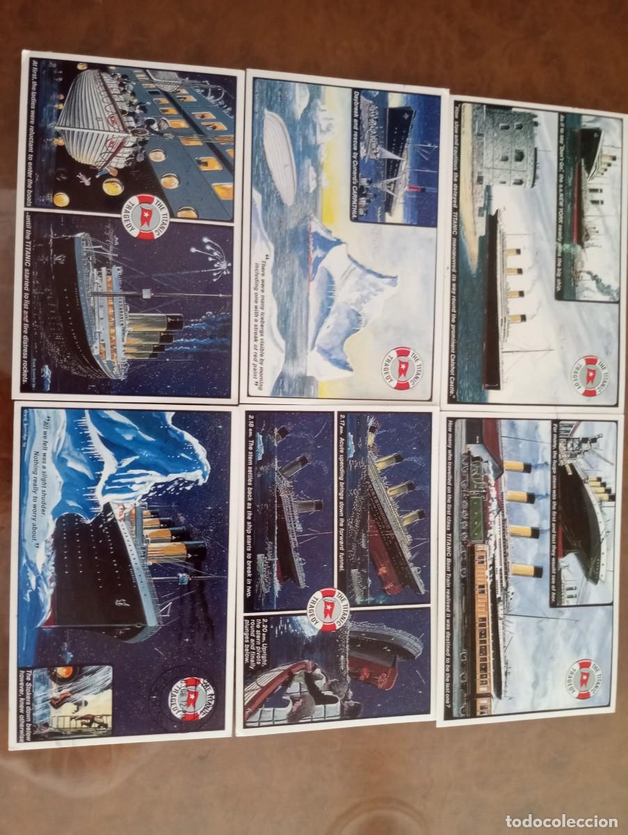 Postales: LA TRAGEDIA DEL TITANIC , SERIE DE 6 POSTALES. CIRCULADAS CIN SELLOS DE MAN