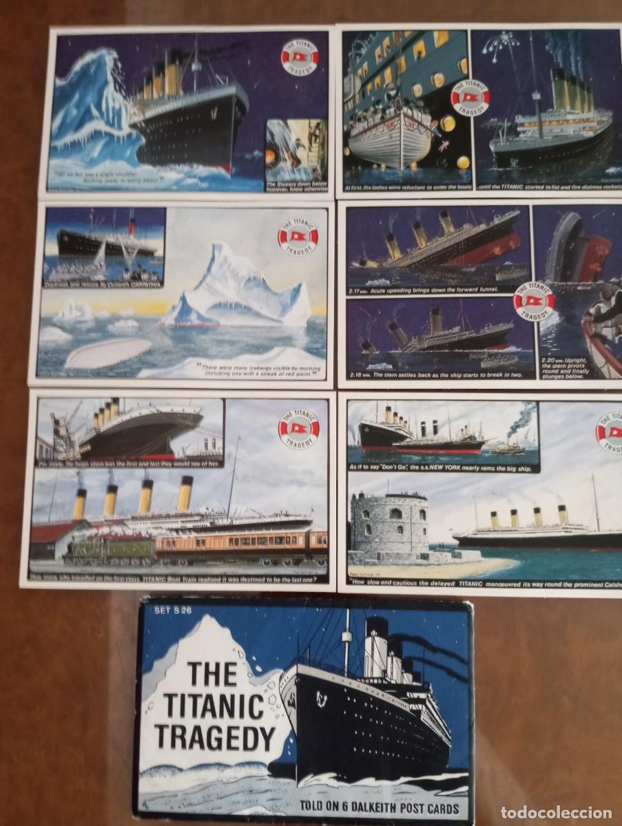 Postales: LA TRAGEDIA DEL TITANIC , SERIE DE 6 POSTALES. SIN CIRCULAR