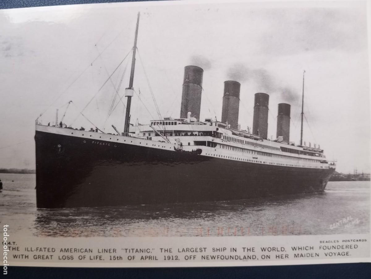 Postales: POSTAL DEL TITANIC, CIRCULADA