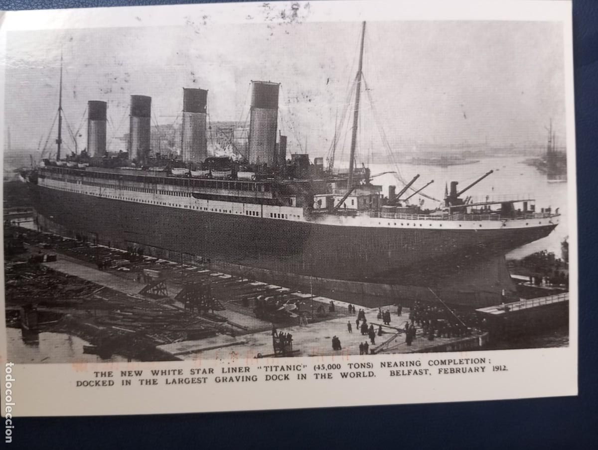 Postales: POSTAL DEL TITANIC EN BELFAST, CIRCULADA
