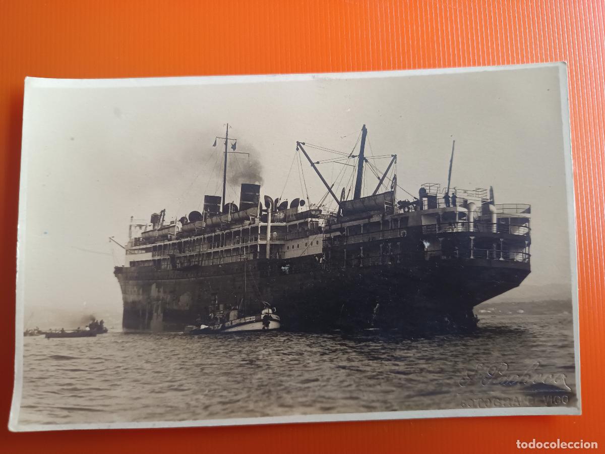 Postcards: POSTALBARCO TRANSATLANTICO FOTOGRAFIA J. PACHECO VIGO, SIN CIRCULAR.