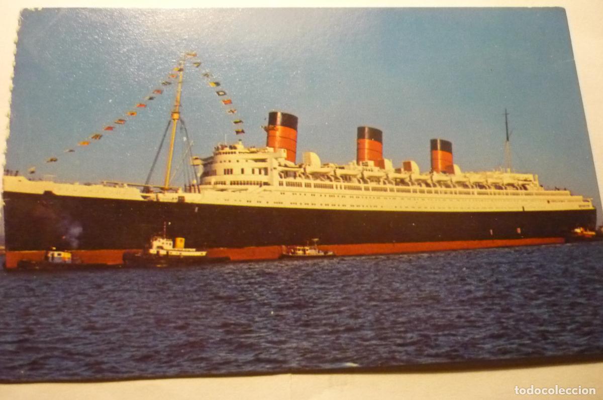 Postales: postal extranjera barco queen mary