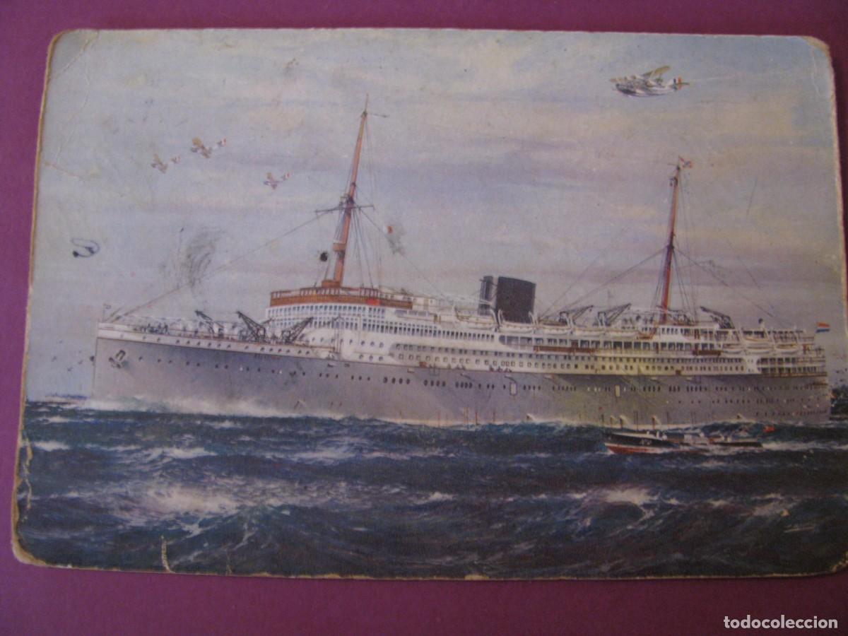 Postales: POSTAL DE D. M. S. BALOERAN. ROTTERDAMSCHE LLOYD - Foto 1