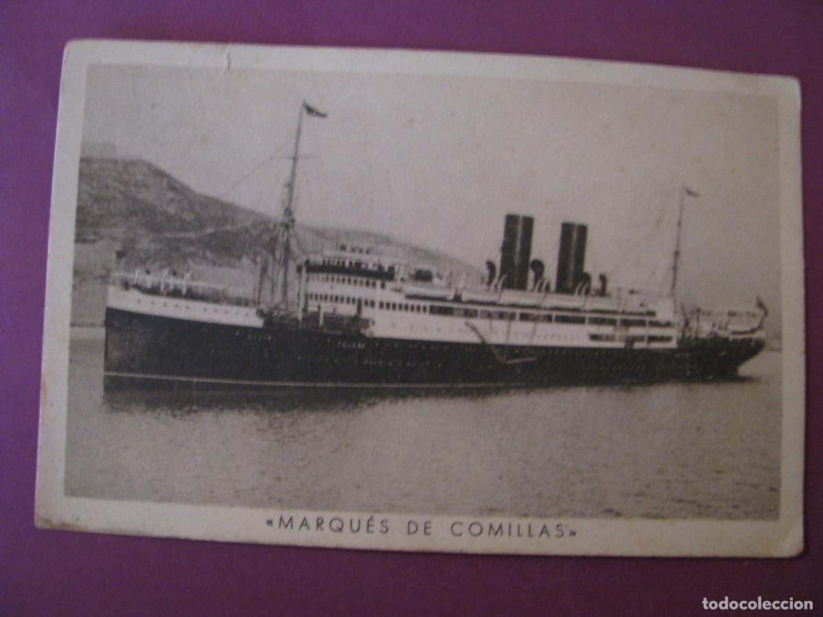 Postales: POSTAL DE COMPA&Ntilde;IA TRASATLANTICA ESPA&Ntilde;OLA MARQUES DE COMILLAS