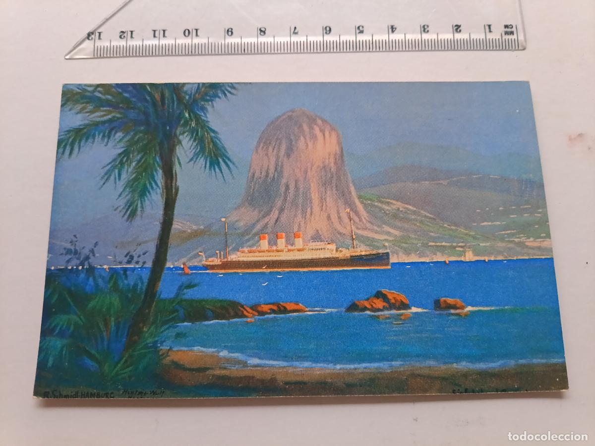 Postales: Trasatl&aacute;ntico Cap Polonio, postal alemana