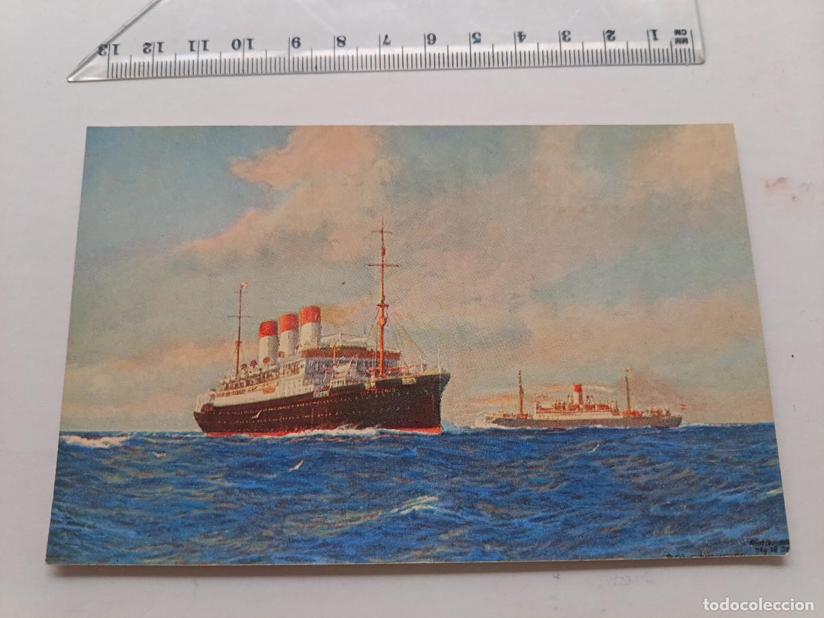 Postales: Trasatl&aacute;ntico Cap Polonio, postal alemana