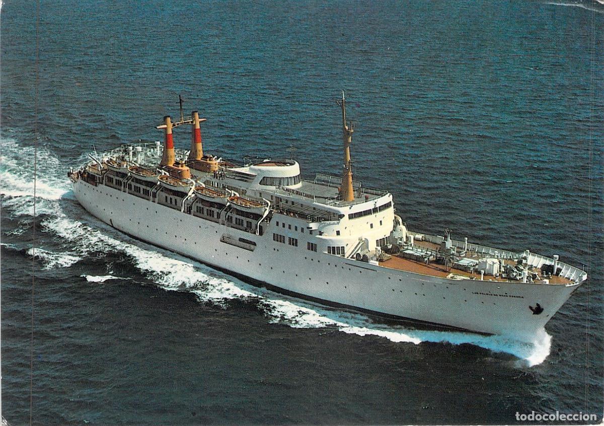 Postales: Postal Barco Trasmediterranea Serie Albatros Las Palmas de Gran Canaria
