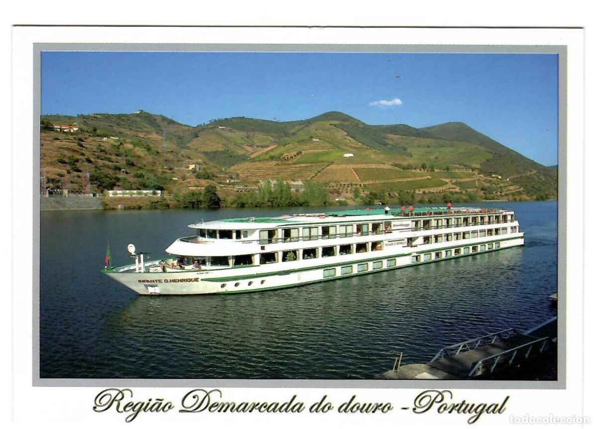 Postales: Barco fluvial &rdquo;INFANTE D. HENRIQUE&rdquo; en el r&iacute;o Duero (Portugal). Ed. Postais de Portugal, 1900230.