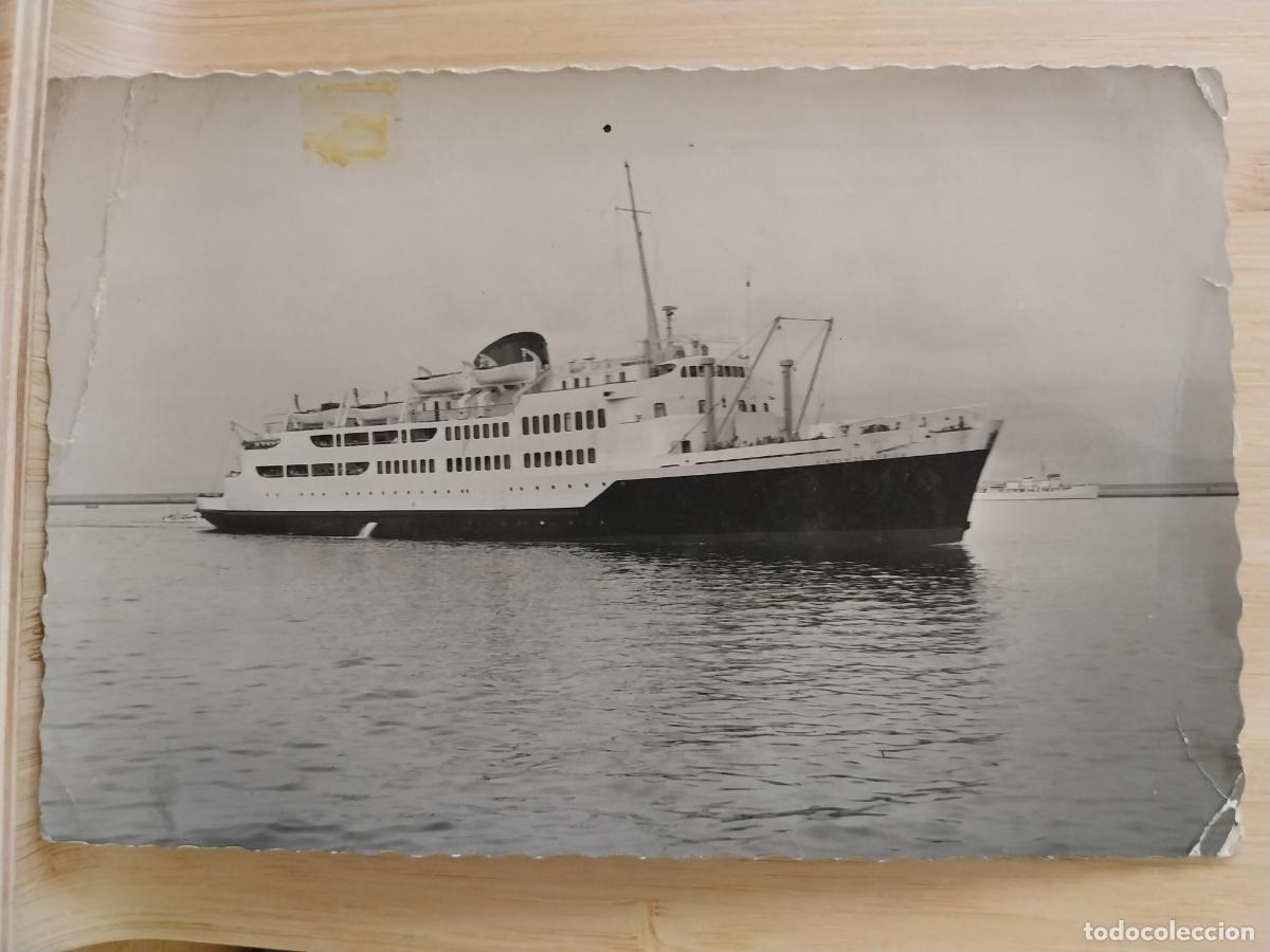 Postales: VIRGEN DE AFRICA TRASBORDADOR ALGECIRAS CADIZ ED GARRABELLA 39 ESCRITA BARCO