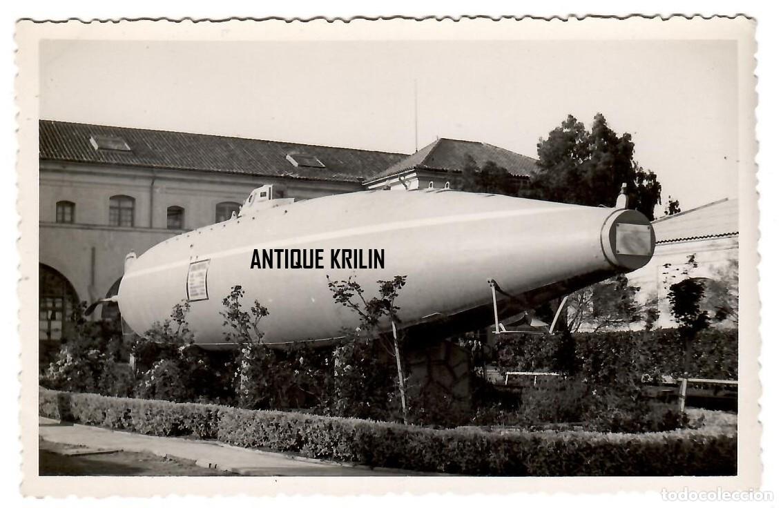 Postales: MURCIA / CARTAGENA / SUBMARINO ISAAC PERAL / FOTO CASA&Uacute; 14X9