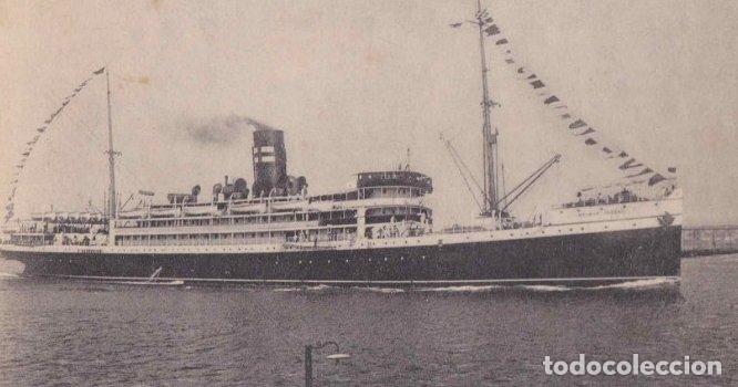 Postales: VAPOR TRANSATL&Aacute;NTICO INFANTA ISABEL. NAVIERA PINILLOS, ENTRE 1912-21. SIN DATOS DEL EDITOR