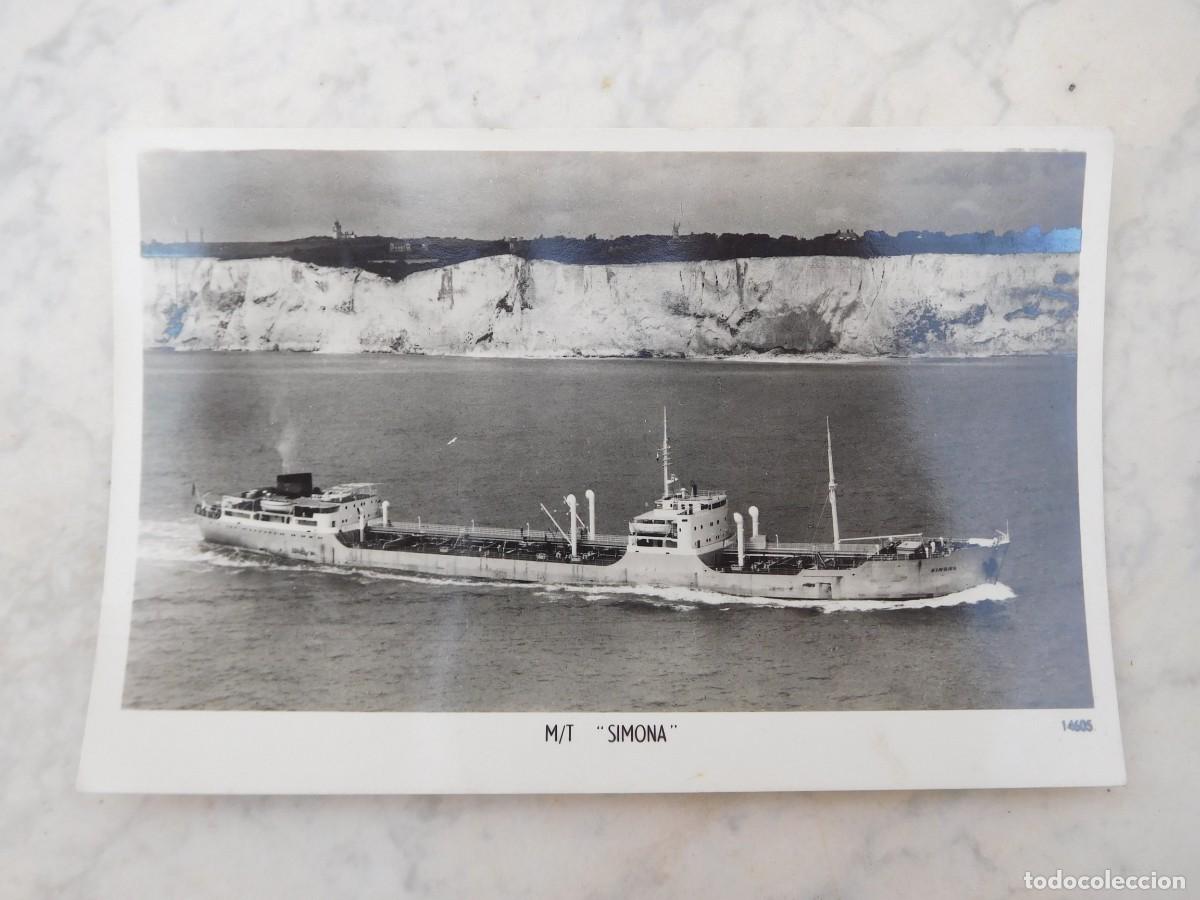 Postales: Postal de Barco. M/T Simona