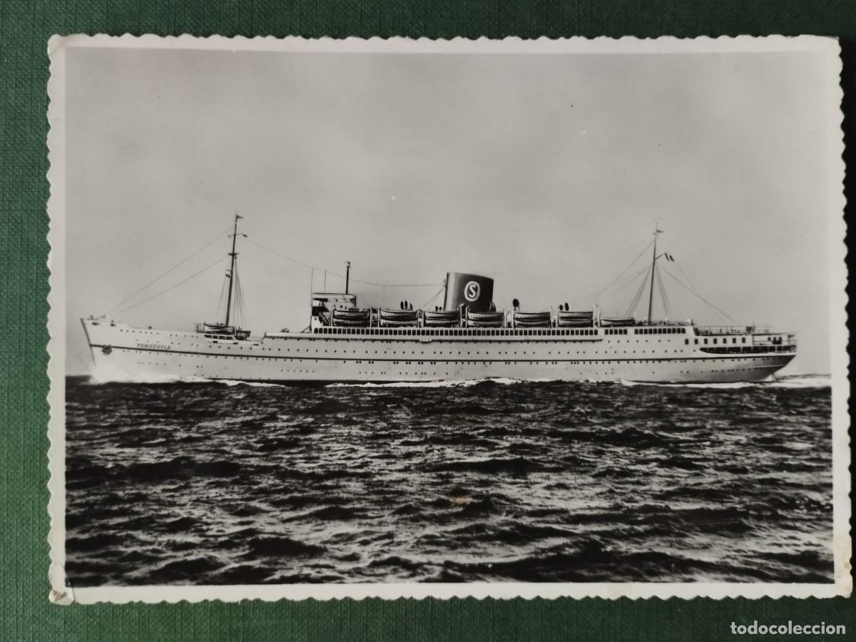 Postales: POSTAL DE BARCOS NAVIERAS. BARCO BUQUE VENEZUELA FRATELLI GRIMALDI SICULA OCEANICA. 23