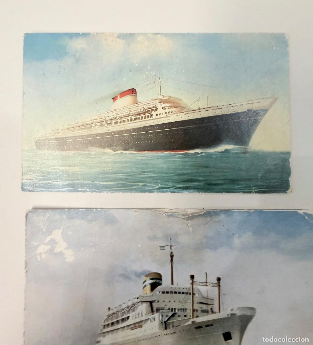 Postales: Dos postales de barcos a&ntilde;os 60 - Foto 2