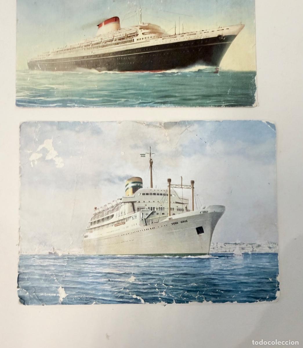 Postales: Dos postales de barcos a&ntilde;os 60 - Foto 3