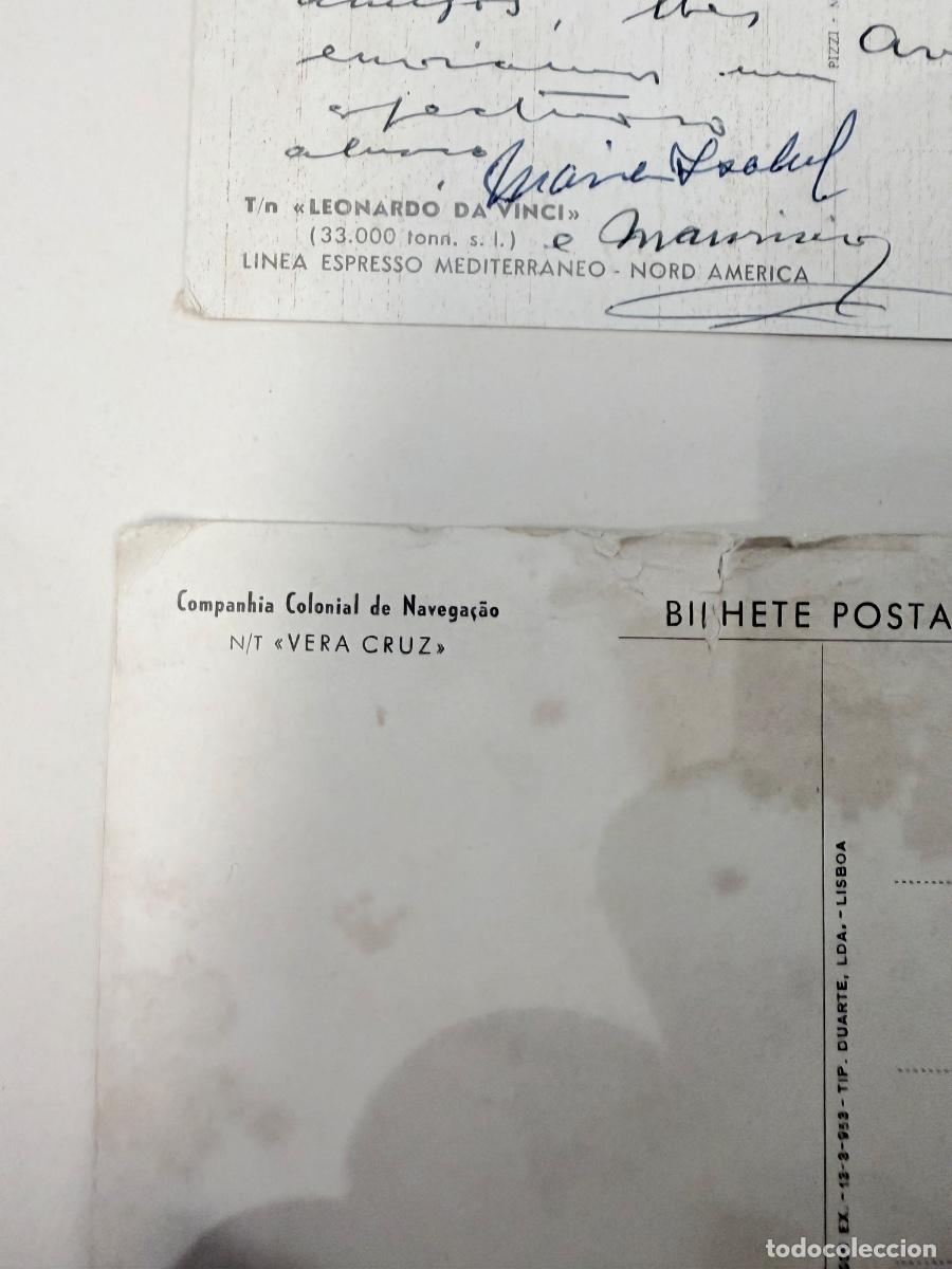 Postales: Dos postales de barcos a&ntilde;os 60 - Foto 5