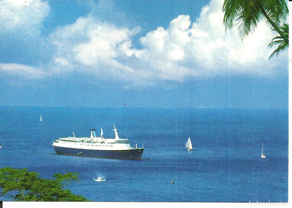 Postcards: POSTAL BARCO SUN LINE *STELLA SOLARIS* - GREEK REGISTRY - 1988