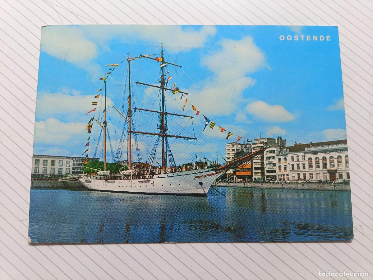 Postales: Buque escuela belga MERCATOR. B&eacute;lgica