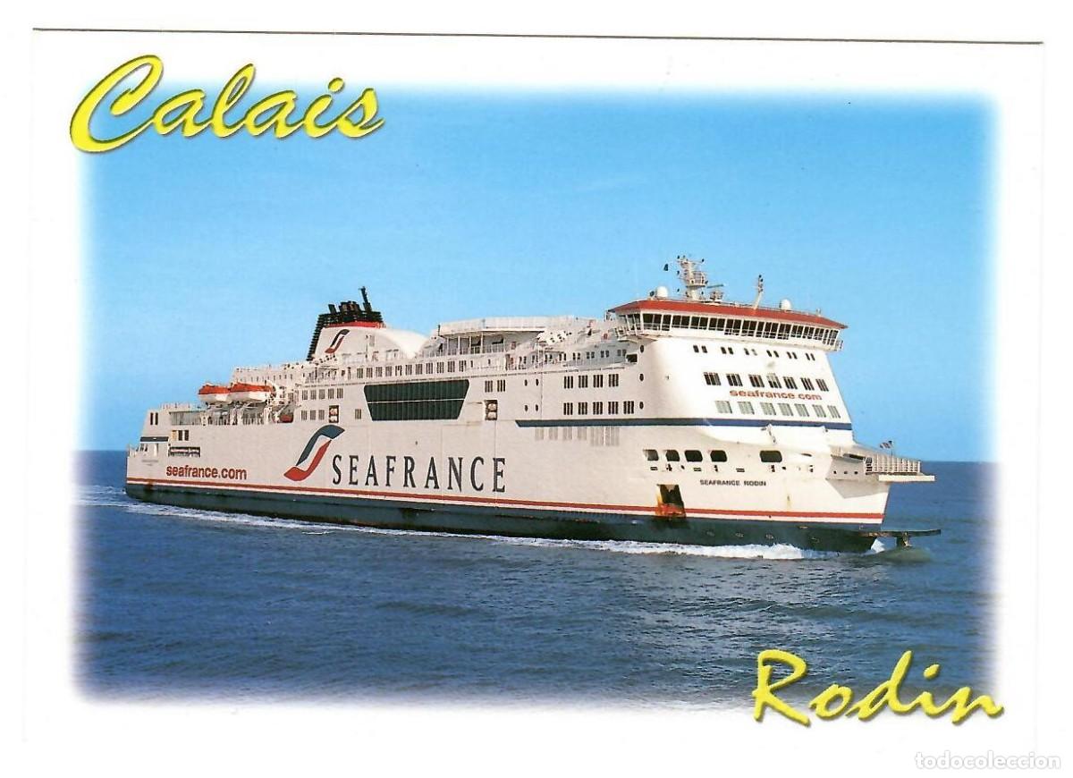 Postales: Ferry RODIN de Seafrance, en servicio entre Calais (Francia) e Inglaterra. Ed. Artaud. Sin escribir.